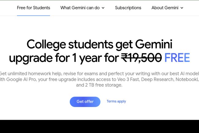 Free Google Gemini AI Pro for Indian Students: Complete Registration Guide 2025