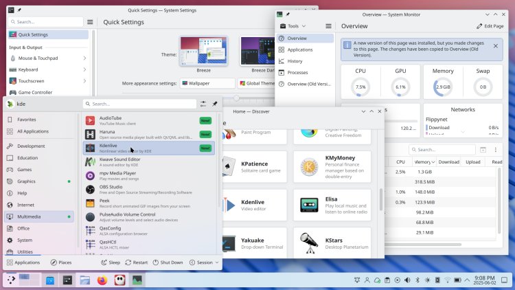 KDE Plasma 6.4.3 Released: Major Wayland Display Scaling Improvements for Multi-Monitor Setups